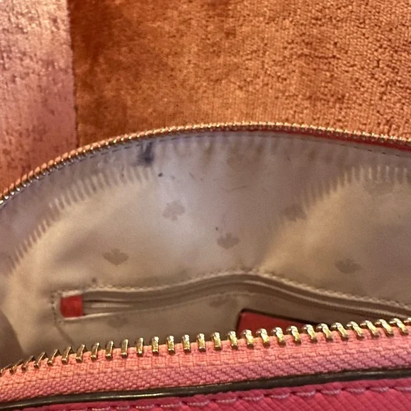 Kate Spade Payton Medium Dome Satchel in Garden Pink Saffiano Leather - Picture 7 of 14